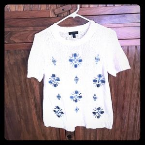 J. Crew medallion sweater